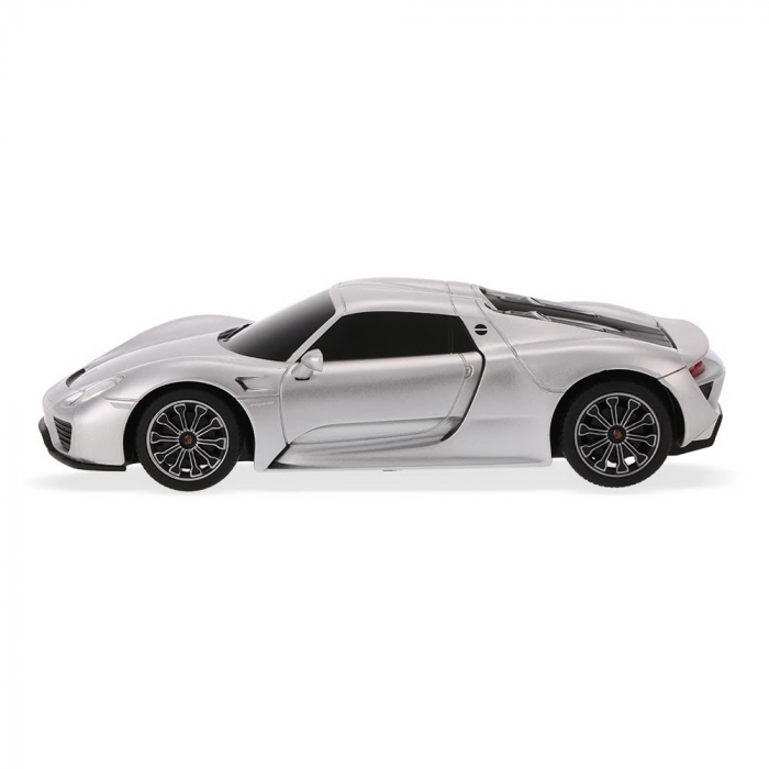 Mașină cu Telecomandă Porsche 918 Spyder Argintiu, Scara 1:24  [8]