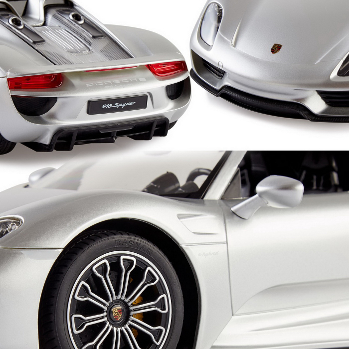 MASINA CU TELECOMANDA PORSCHE 918 SPYDER ARGINTIU SCARA 1 LA 14 [7]