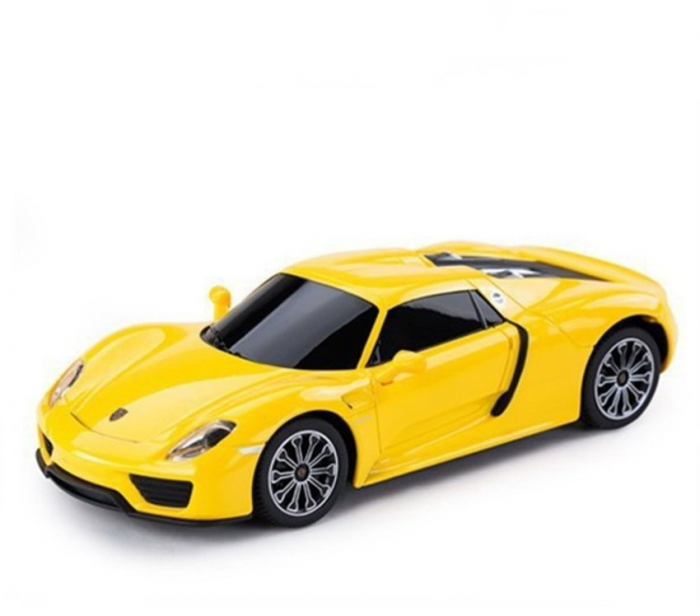 MASINA CU TELECOMANDA PORSCHE 918 SPYDER GALBEN SCARA 1 LA 14 [4]
