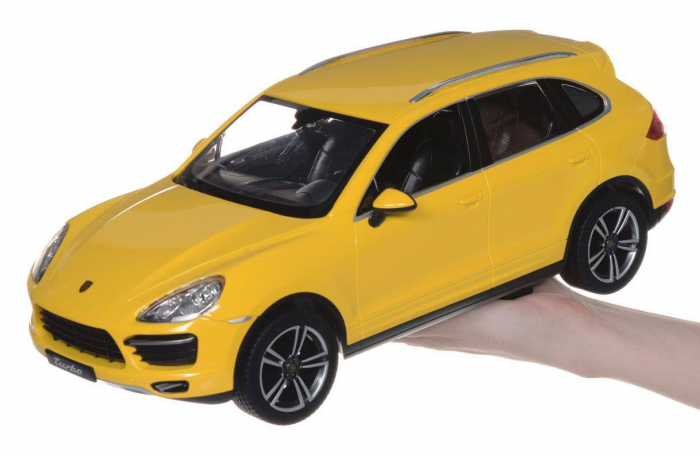 Masina cu telecomanda porsche cayenne turbo galben cu scara 1 la 14 [4]