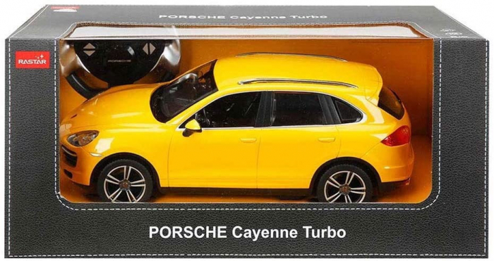 Masina cu telecomanda porsche cayenne turbo galben cu scara 1 la 14 [2]