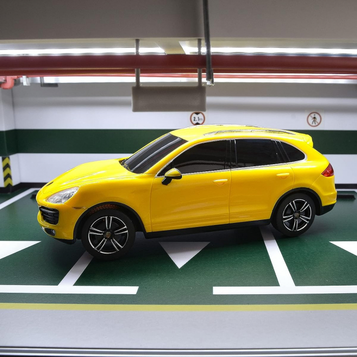 Mașină cu Telecomandă Porsche Cayenne Turbo Galben, Scara 1:24 [4]