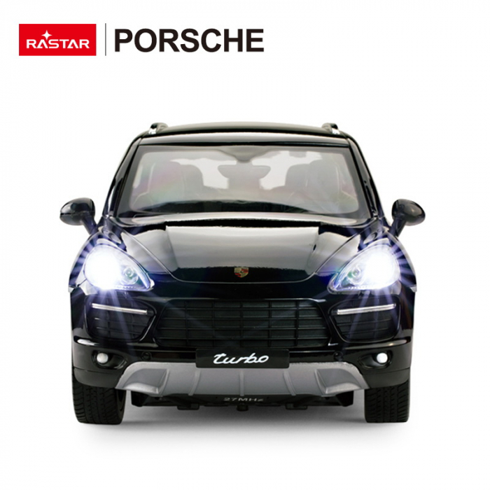 Masina cu telecomanda porsche cayenne turbo negru cu scara 1 la 14 [6]