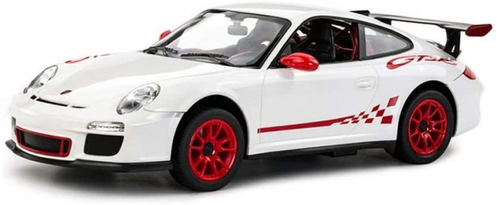 Masina cu telecomanda porsche gt3 alb cu scara 1 la 14 [3]
