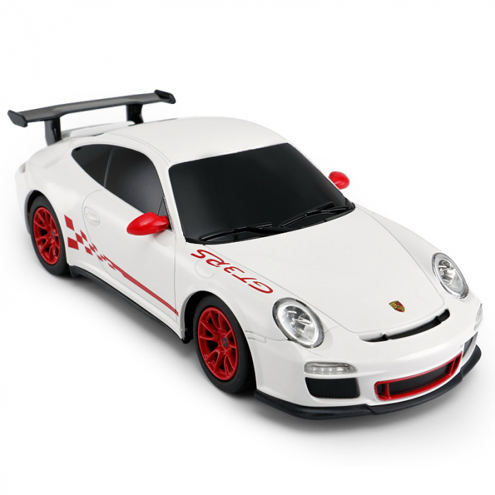 Mașină cu Telecomandă Porsche GT3 RS Alb, Scara 1:24  [6]