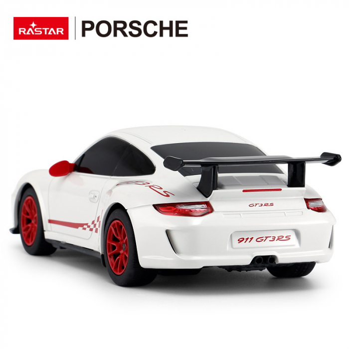 Mașină cu Telecomandă Porsche GT3 RS Alb, Scara 1:24  [3]