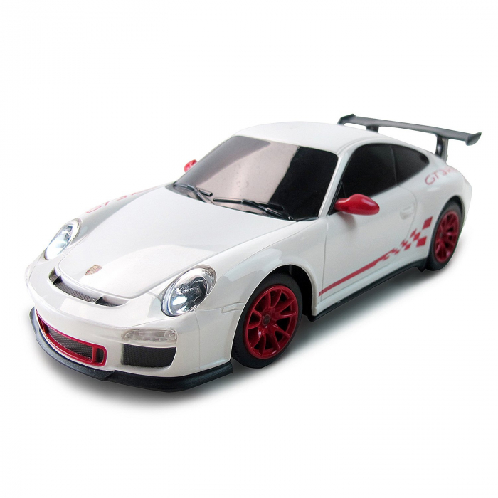 Mașină cu Telecomandă Porsche GT3 RS Alb, Scara 1:24  [4]