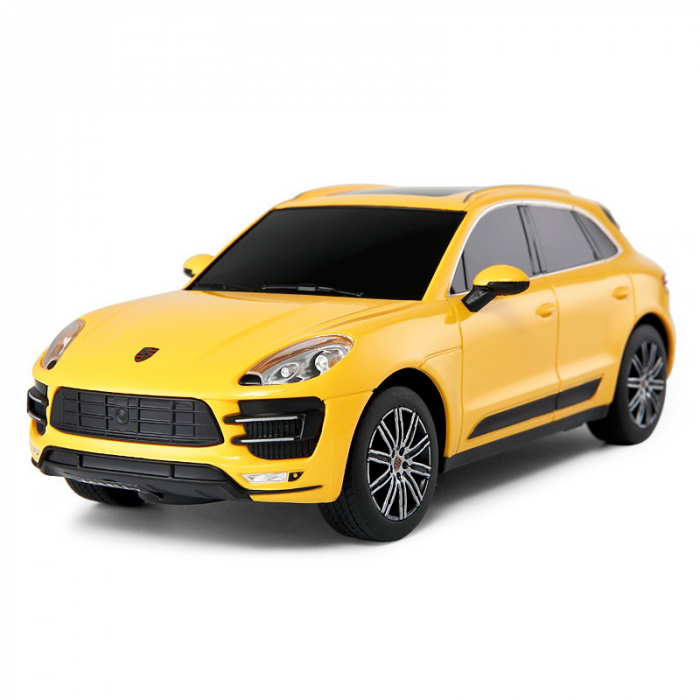Mașină cu Telecomandă Porsche Macan Turbo Galbenă [2]
