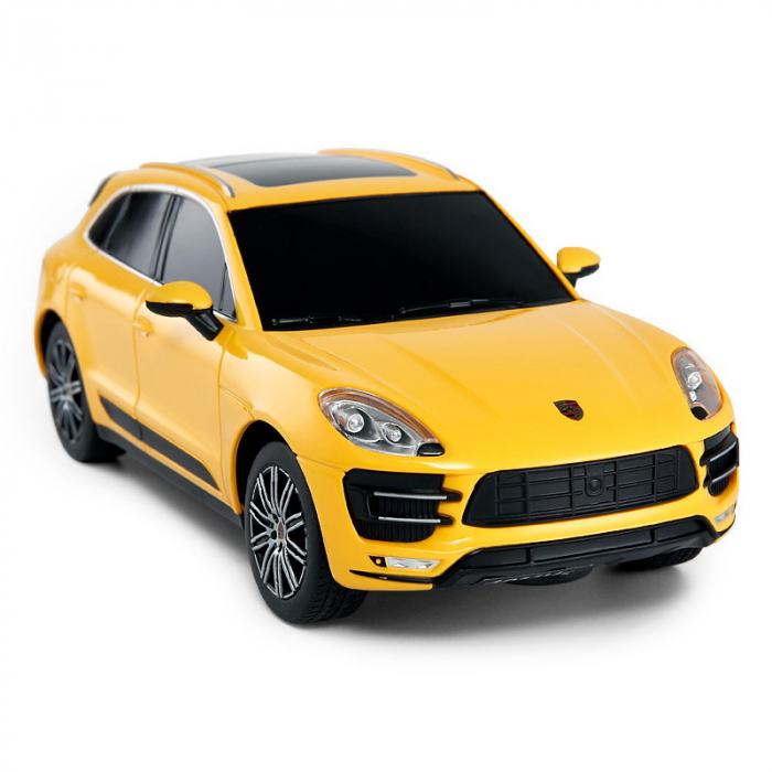 Mașină cu Telecomandă Porsche Macan Turbo Galbenă [3]