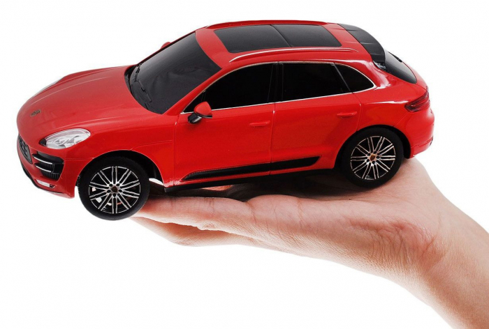 Mașină cu Telecomandă Porsche Macan Turbo Roșu, Scara 1:24  [3]