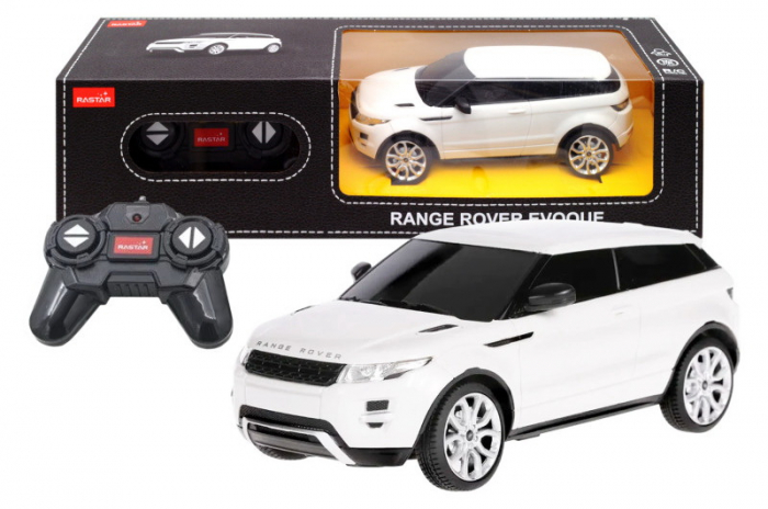 Mașină cu Telecomandă Range Rover Evoque Alb, Scara 1:24 [4]