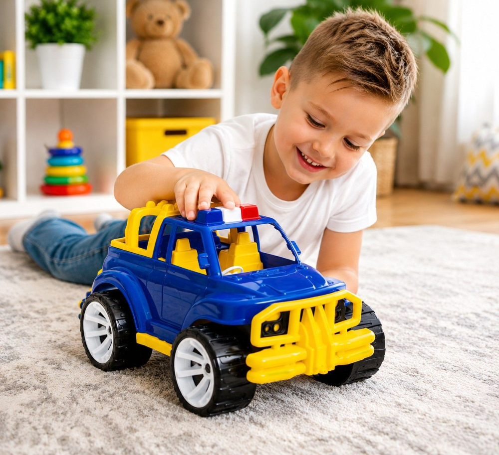 MASINA JEEP OFF ROADER ALBASTRU INCHIS 39CM [3]