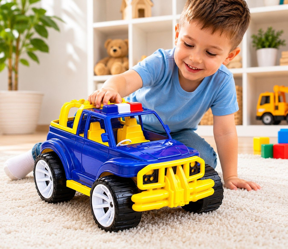 MASINA JEEP OFF ROADER ALBASTRU INCHIS 39CM [4]