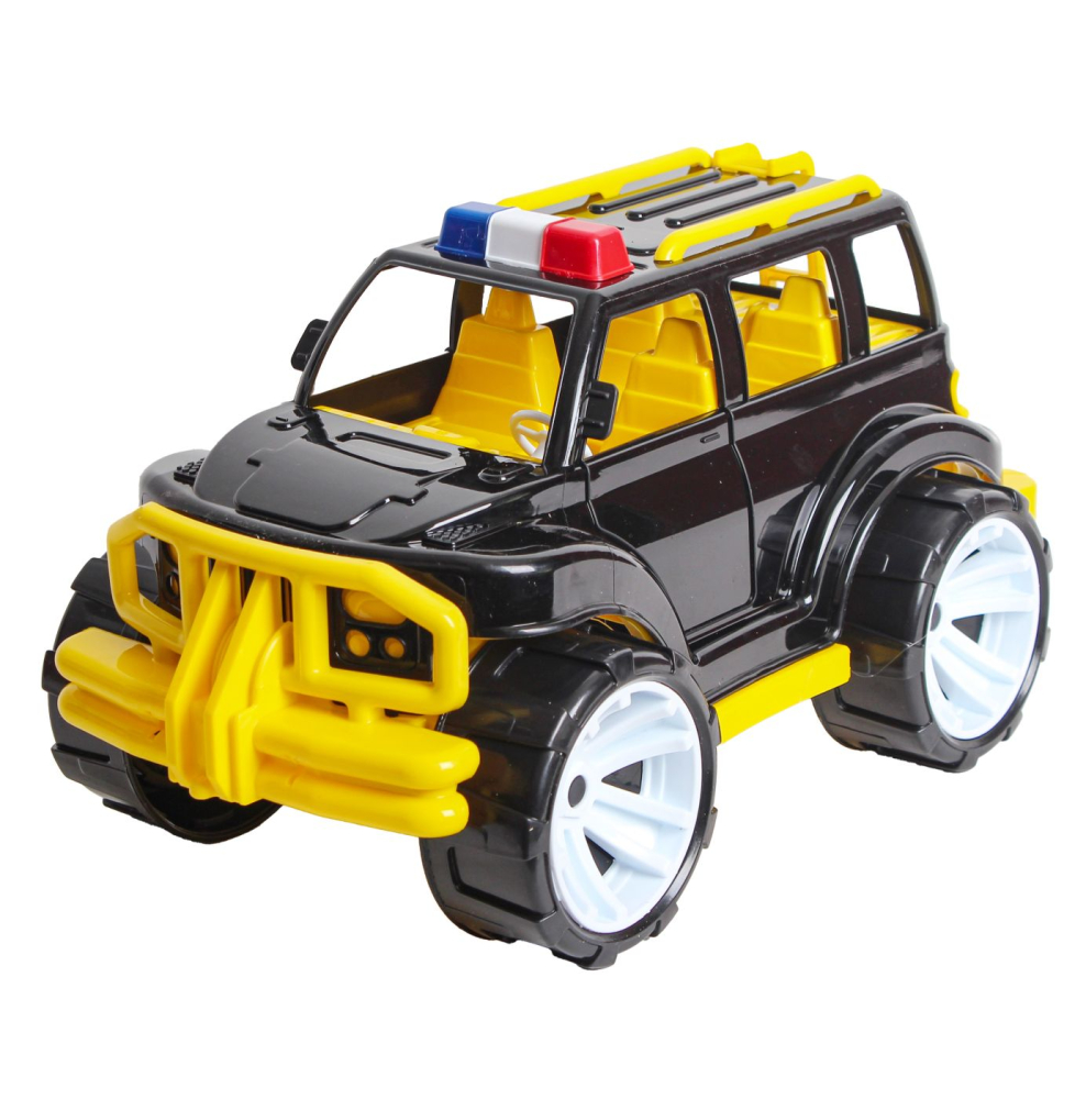 MASINA JEEP OFF ROADER NEGRU GALBEN 32CM [2]