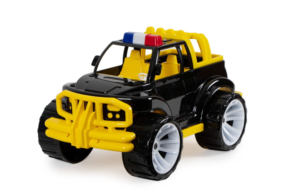 MASINA JEEP OFF ROADER NEGRU GALBEN 39CM [2]