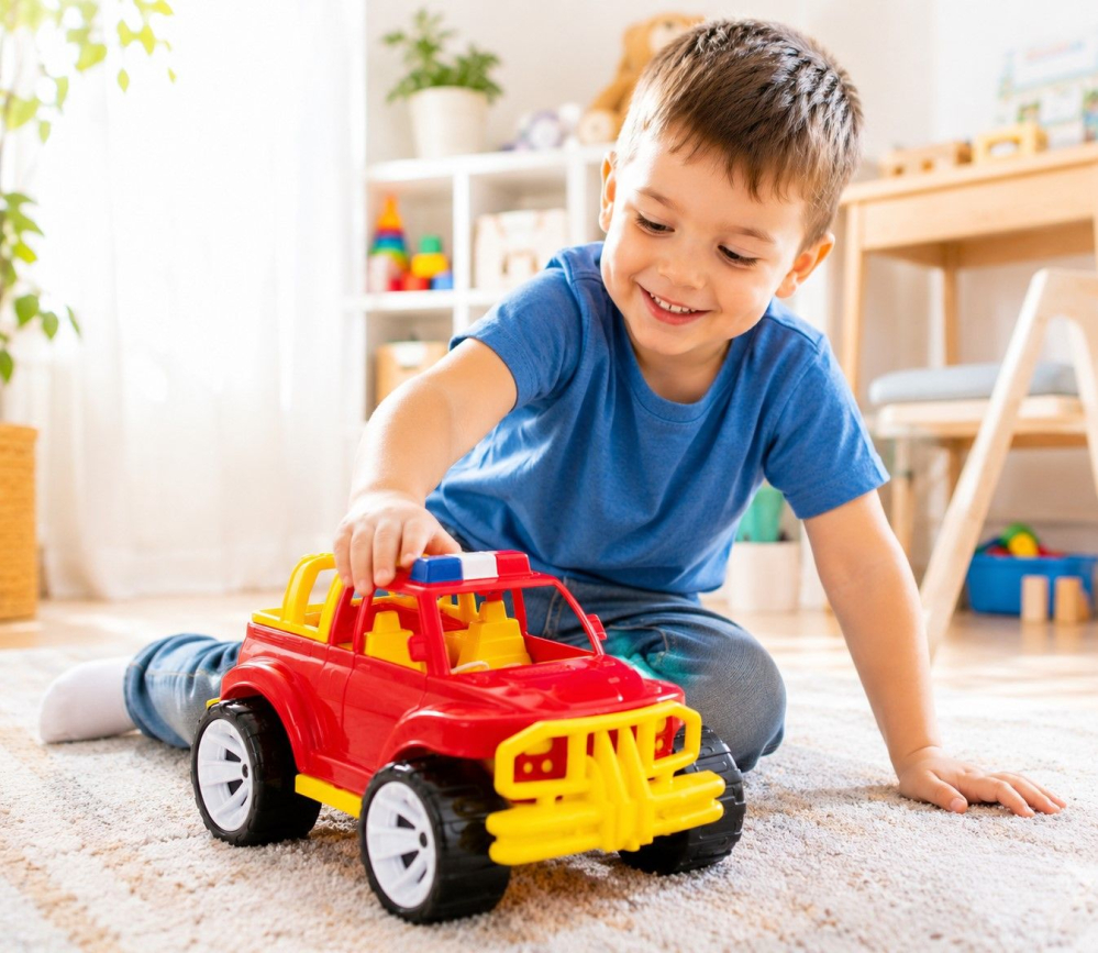 MASINA JEEP OFF ROADER ROSU 39CM [3]