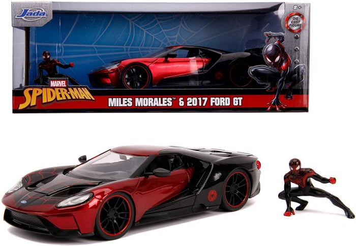 Masina Metalica Spider-Man Ford GT 2017 Miles Morales