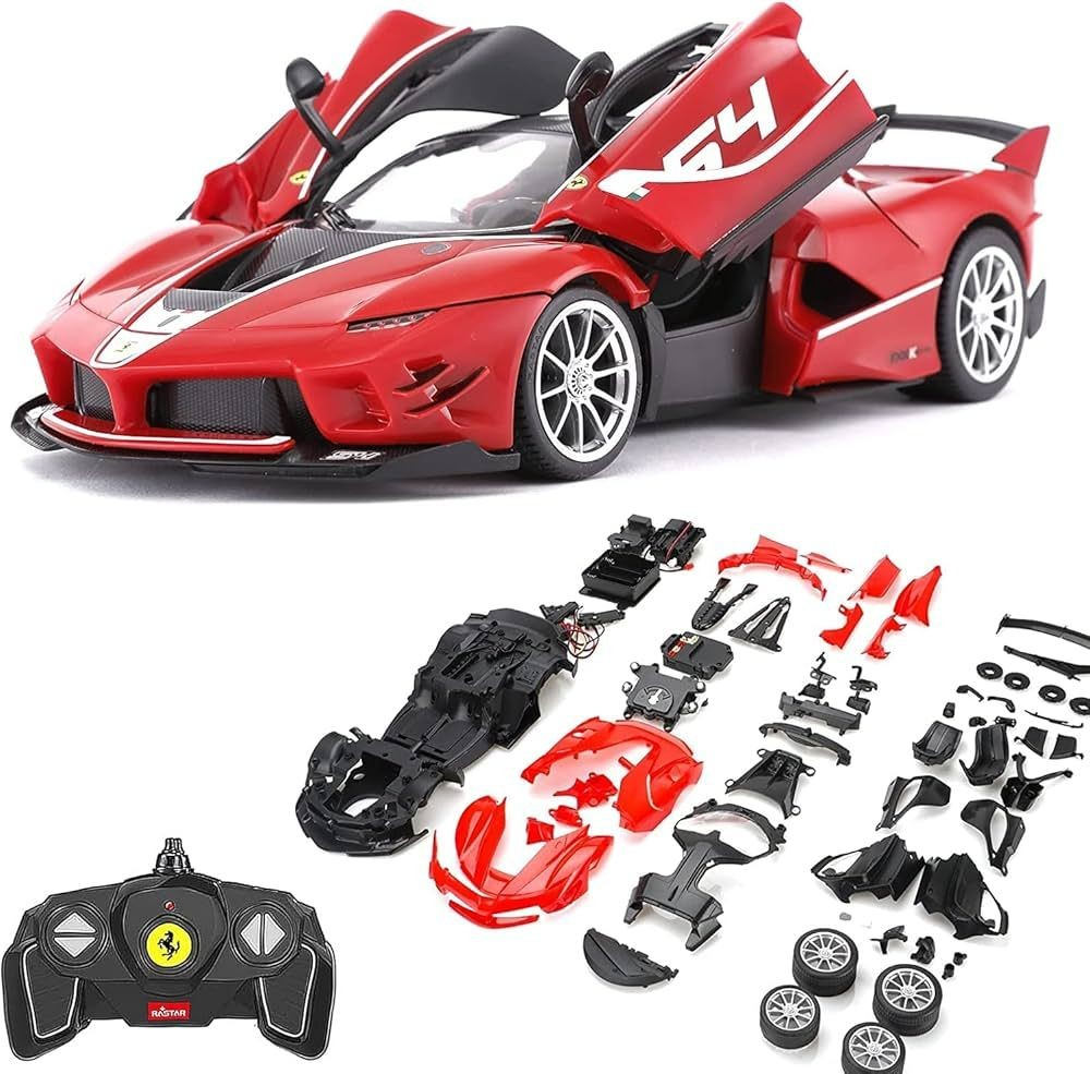 MASINUTA CONSTRUIBILA CU TELECOMANDA FERRARI FXXK EVO SCARA 1 LA 18 [6]
