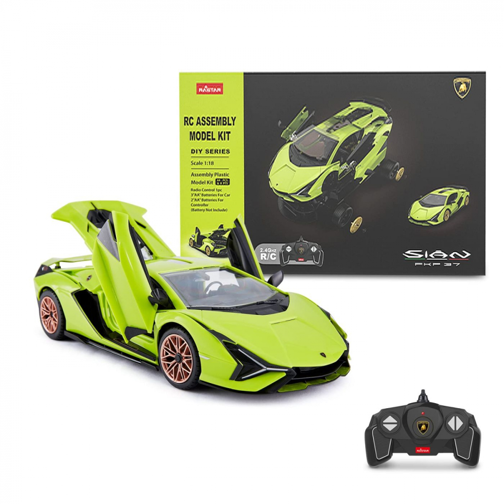 MASINUTA CONSTRUIBILA CU TELECOMANDA LAMBORGHINI SIAN FKP 37 SCARA 1 LA 18 [2]