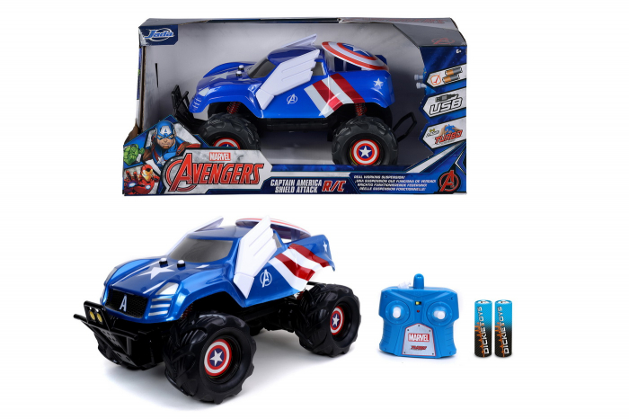 Masinuta cu telecomanda marvel rc captain america scara 1:14 [3]