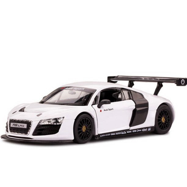 Mașinuță Metalică Audi R8 Alb, Scara 1:24  [8]