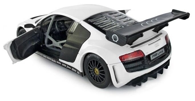 Mașinuță Metalică Audi R8 Alb, Scara 1:24  [5]