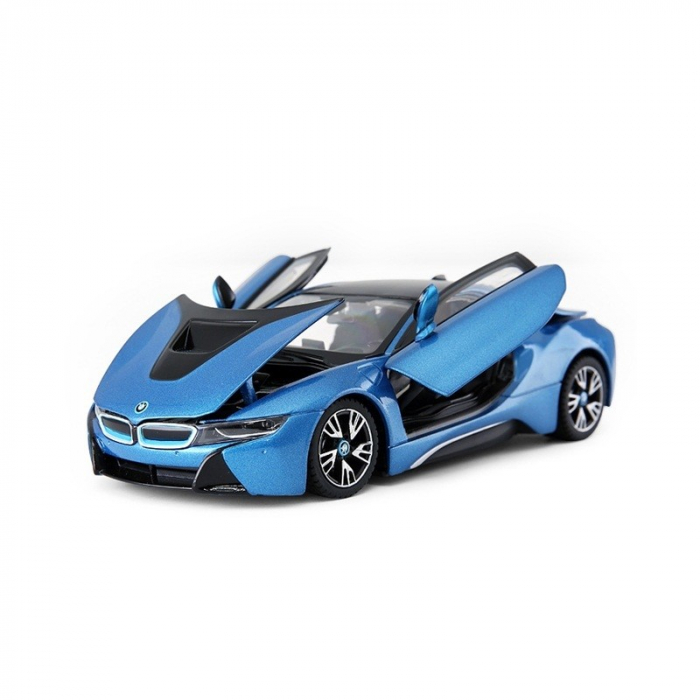 Mașinuță Metalică BMW i8 Albastru, Scara 1:24  [6]