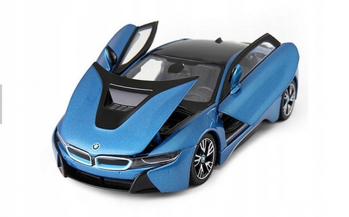 Mașinuță Metalică BMW i8 Albastru, Scara 1:24  [4]