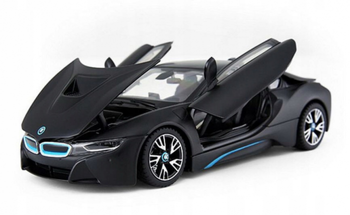 Mașinuță Metalică BMW i8 Negru, Scara 1:24  [3]