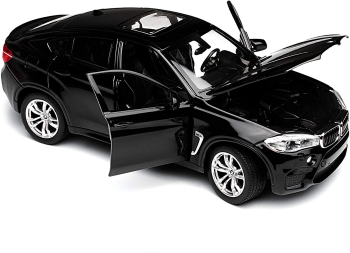Mașinuță Metalică BMW X6M Negru, Scara 1:24  [3]