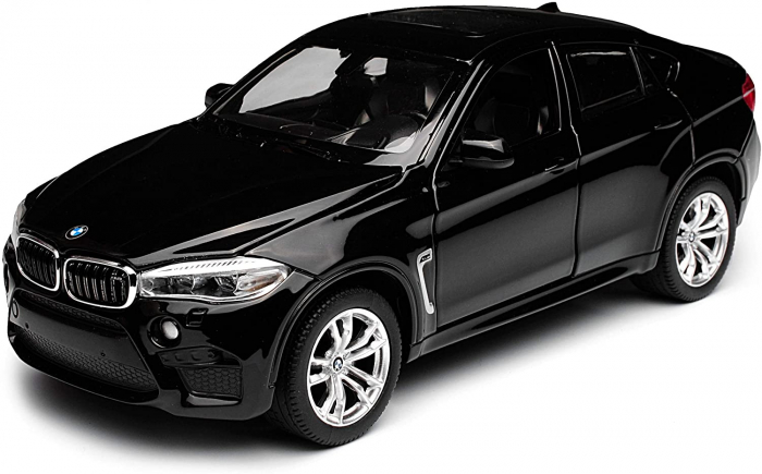 Masinuta Metalica BMW X6M Negru, Scara 1:24