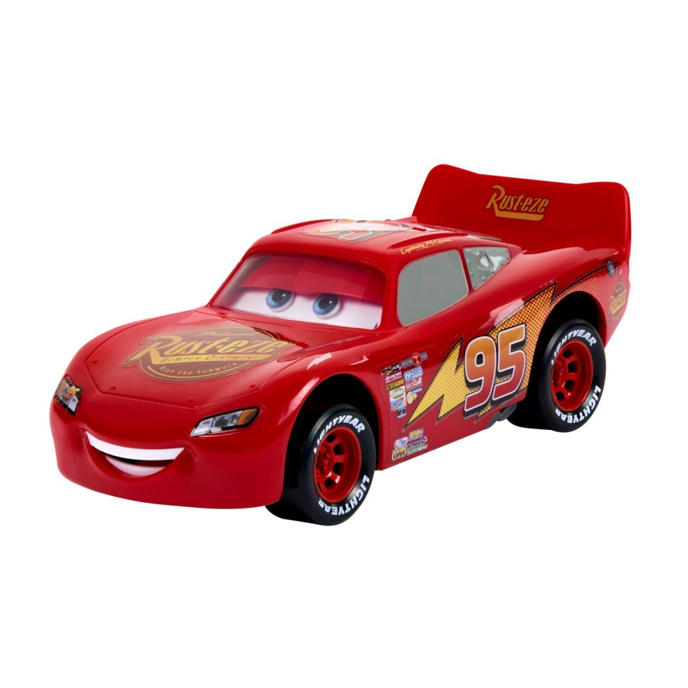 MASINUTA METALICA CARS3 FULGER MCQUEEN CU OCHI SI GURA MOBILA [5]