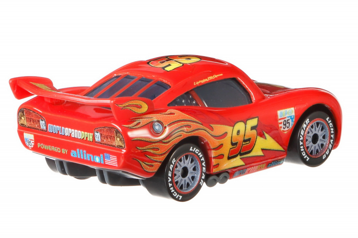 Mașinuța Metalică Cars3 Personajul Fulger McQueen cu Roți de Curse [3]