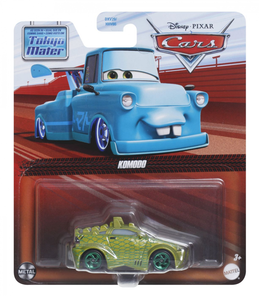 MASINUTA METALICA CARS3 PERSONAJUL KOMODO