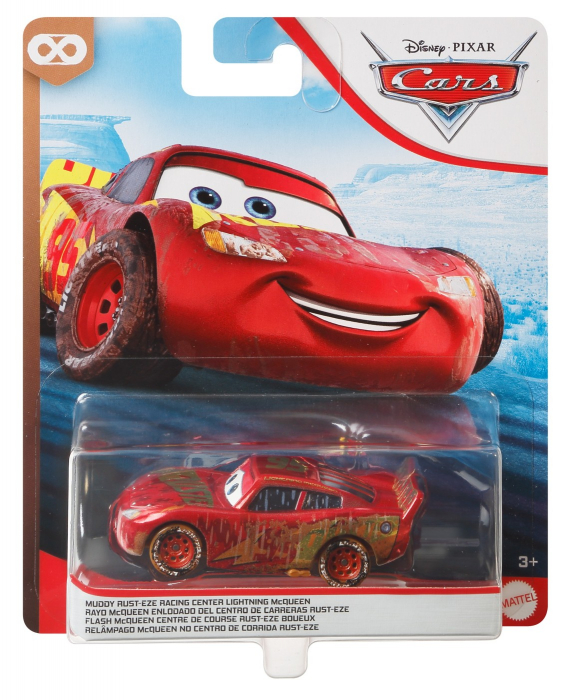 Masinuta metalica cars3 personajul muddy rusteze racing center fulger mcqueen [1]