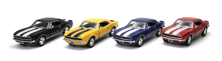 MASINUTA METALICA CHEVROLET CAMARO Z/28 1967 13CM  SCARA 1 LA 37 [2]