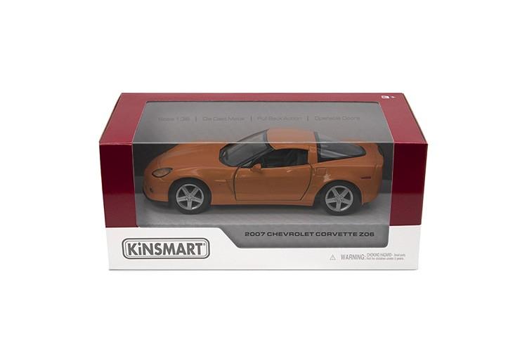 MASINUTA METALICA CHEVROLET CORVETTE Z06 2007 13CM  SCARA 1 LA 36 [1]