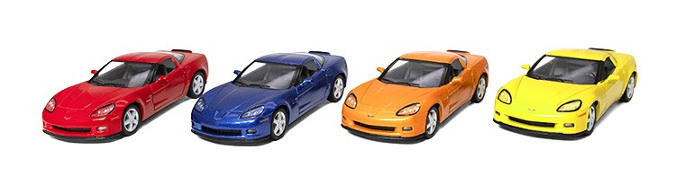 MASINUTA METALICA CHEVROLET CORVETTE Z06 2007 13CM  SCARA 1 LA 36 [2]