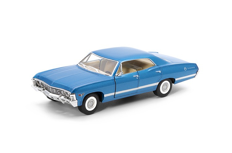 MASINUTA METALICA CHEVROLET IMPALA 1967 13CM  SCARA 1 LA 43 [3]