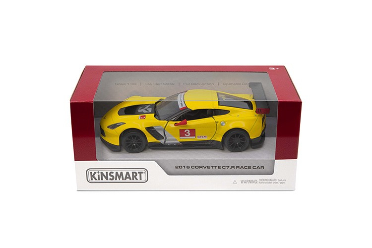 MASINUTA METALICA CORVETTE C7 R 2016 13CM  SCARA 1 LA 36 [1]