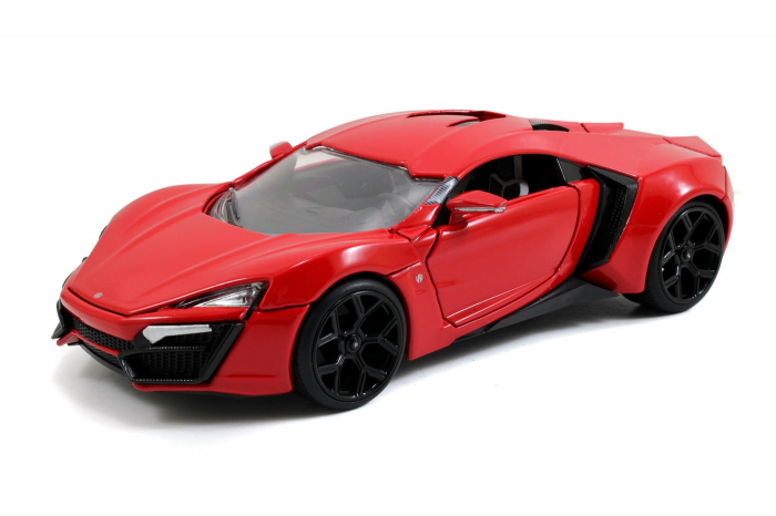 Masinuta metalica fast and furious lykan hypersport scara 1:24 [3]