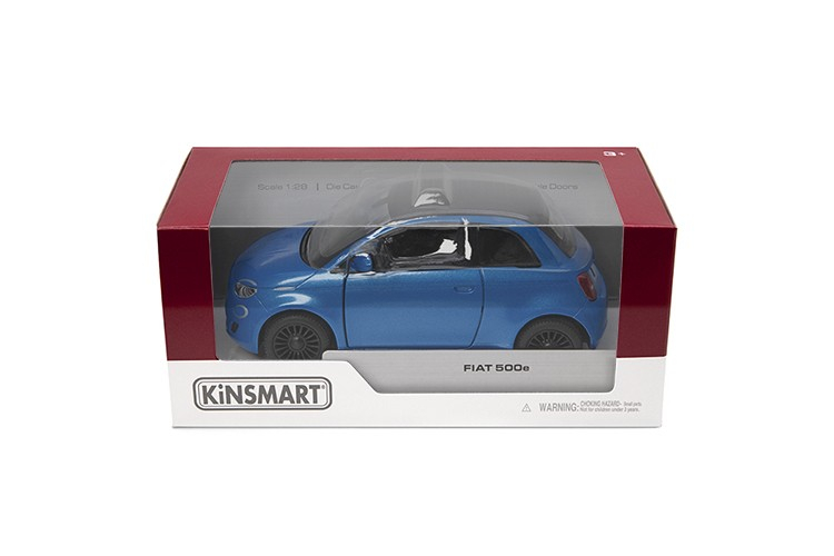 MASINUTA METALICA FIAT 500E 13CM  SCARA 1 LA 28 [1]