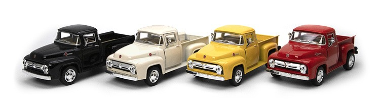 MASINUTA METALICA FORD F-100 1956 13CM  SCARA 1 LA 38 [2]