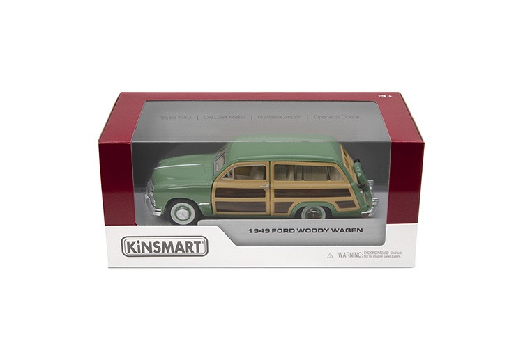 MASINUTA METALICA FORD WOODY WAGON 1949 13CM  SCARA 1 LA 40 [1]