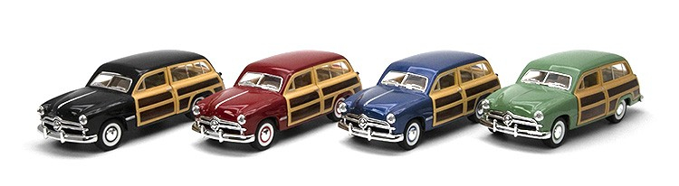 MASINUTA METALICA FORD WOODY WAGON 1949 13CM  SCARA 1 LA 40 [2]