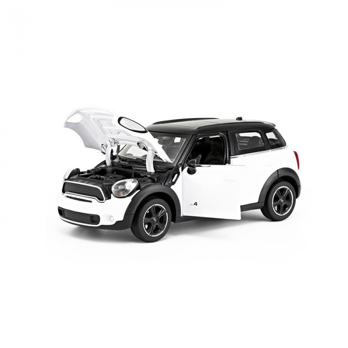 Mașinuță Metalică MiniCooper Albă, Scara 1:24  [2]