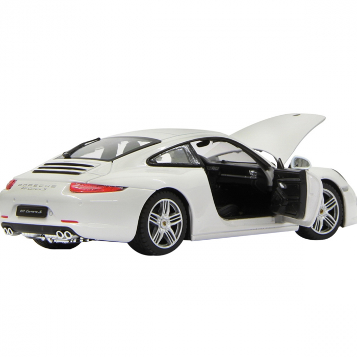 Mașinuță Metalică Porsche 911 Alb, Scara 1:24  [4]