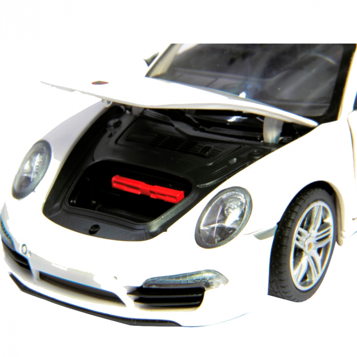 Mașinuță Metalică Porsche 911 Alb, Scara 1:24  [3]