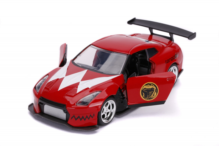 MASINUTA METALICA POWER RANGERS 2009 NISSAN GT-R R35 SCARA 1 LA 32 [2]
