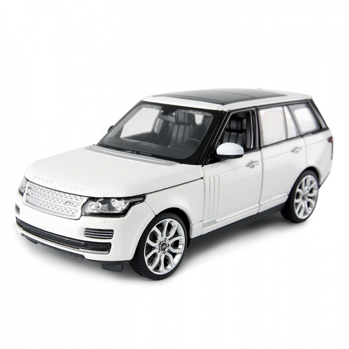 Mașinuță Metalică Range Rover Alb, Scara 1:24  [9]